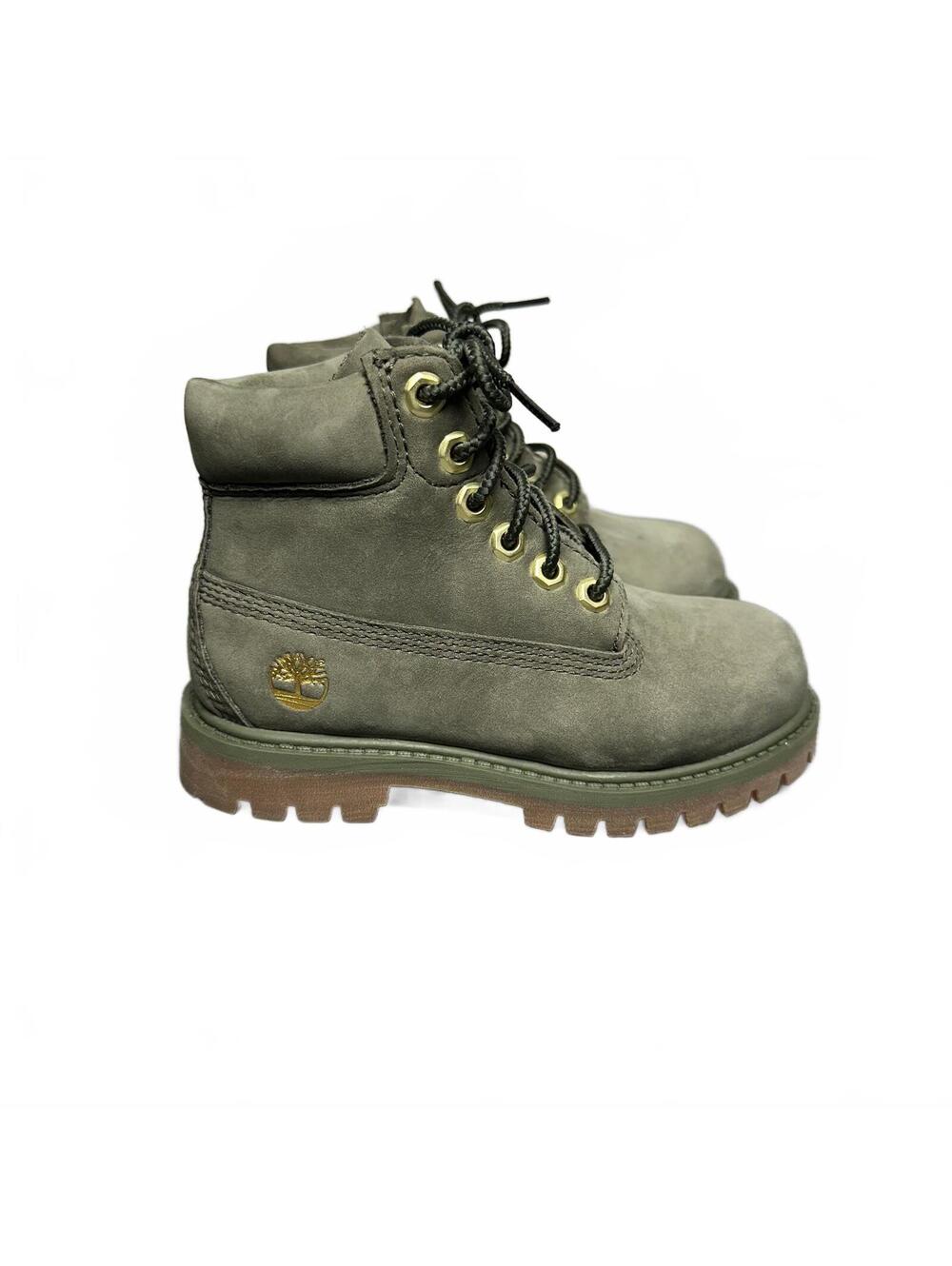 Timberland 6 Inch Premium Toddler Boots 'Dark Green' - Size 10